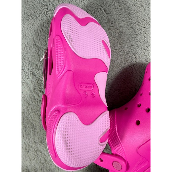 NWT Crocs Bubble Crush Clog Women's M8/W10 Hot Pink Platform Comfort Shoes New - Picture 4 of 8
